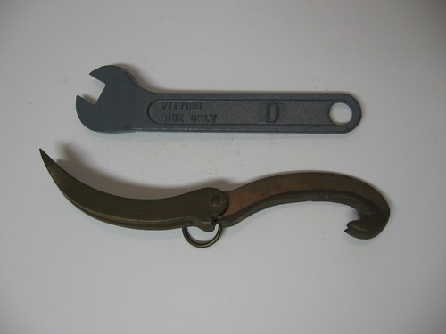 ELKHART Folding Fire Hydrant Wrench Fire Fighters Hook/Anvil + Rasco sprinkler D - Picture 3 of 10