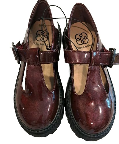 Daisy Fuentes Mary Janes Loafer Girls  Shoes Size 1 - Picture 4 of 4