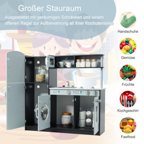 Kinderküche Spielküche Spielzeugküche Holzküche - Bild 5 von 8