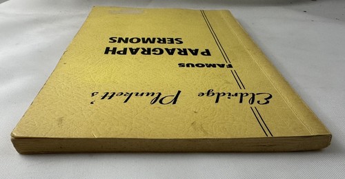 Eldridge Plunkett's Famous Paragraph Sermons Book Paperback 1954  Vintage - Imagen 8 de 18