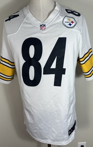 Antonio Brown #84 Pittsburgh Steelers Nike On-Field Large White Jersey Football - Picture 8 of 8