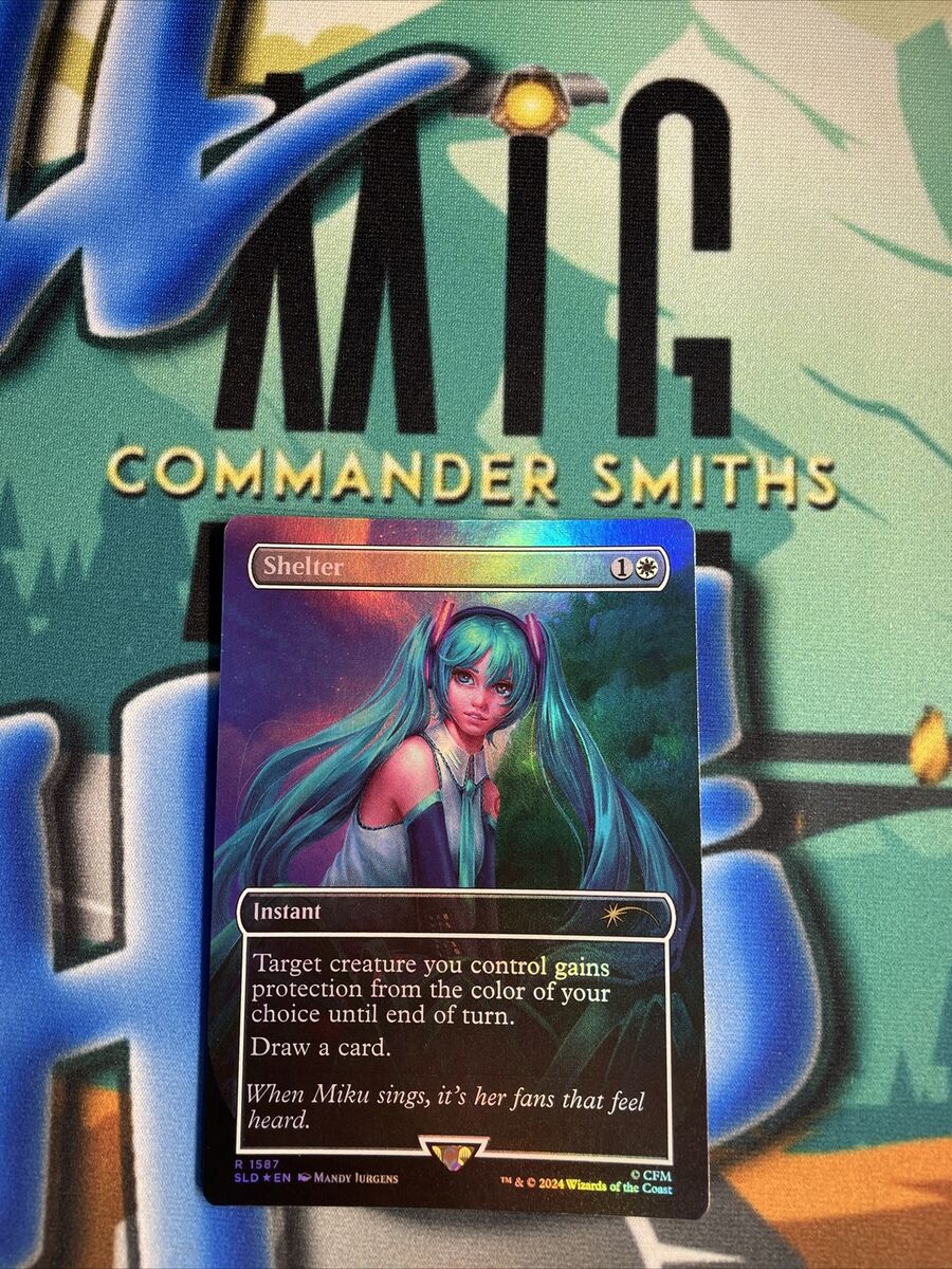 Shelter ✨ English FOIL ✨ MTG Hatsune Miku Near Mint NM Shelter ✨ English FOIL ✨ MTG Hatsune Miku Near Mint NM