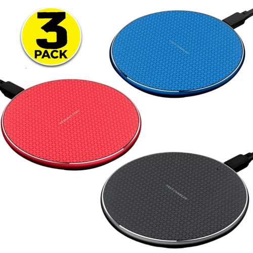 3 x Base de Carga Cargador Rapido Inalambrico Para Telefono Celular Inteligente - Bild 16 von 25