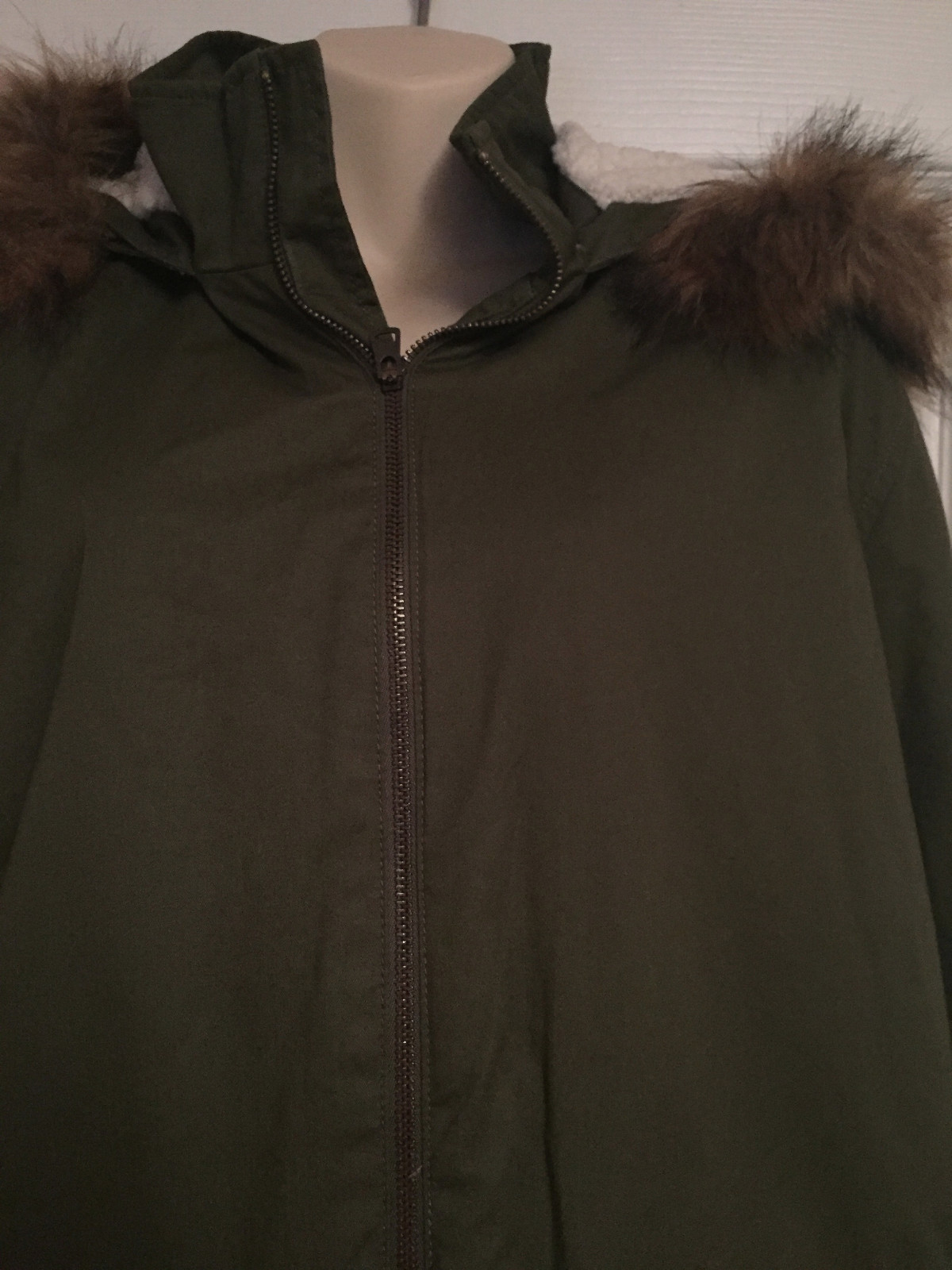 Para mujer Parka Chaqueta con Capucha de de de Piel Gap Talla L Nuevo a18e1d Para mujer Parka Chaqueta con Capucha de de de Piel Gap Talla L Nuevo a18e1d