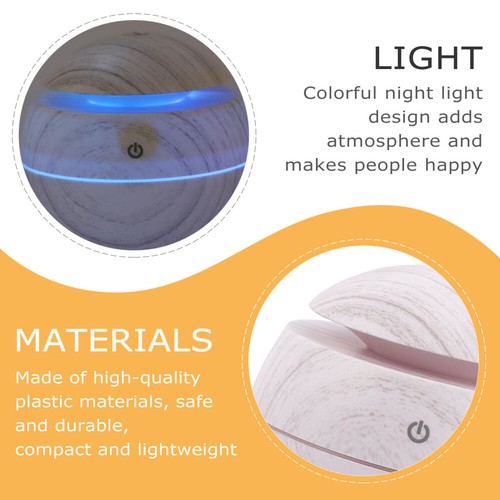 Essential Oil Diffuser Humidifier Aromatherapy LED Night Light (White) - Picture 6 of 12