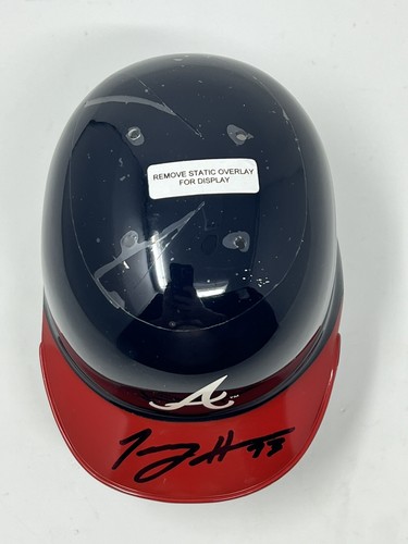 Tommy Hanson Signed Micro Mini Batting Helmet - Atlanta Braves - Picture 3 of 6
