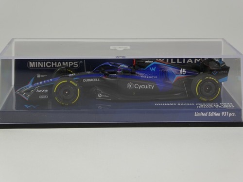 Minichamps Williams FW44 #45 Nick De Vries Italian GP 2022 1/43 417221645 - Foto 2 di 3