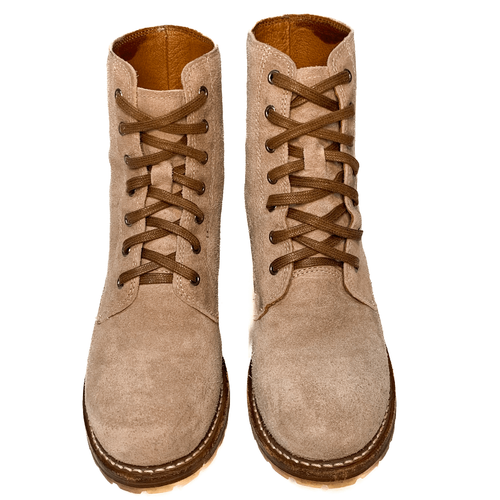 Frye Sabrina 6G Pale Blush Pink Lace Up Chunky Heeled Combat Ankle Booties 9 - Bild 2 von 9