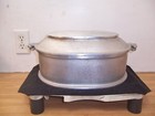 Vtg Guardian Service Ware Aluminum Roaster Dutch Oven With Serving Tray Lid 12"