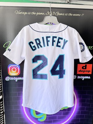 マリナーズ GRIFFEY 24 ユニフォーム Vintage RUSSELL Seattle Mariners #24 Ken Griffey Jr MLB