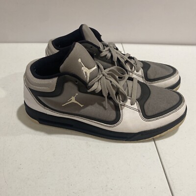 Size 11.5 - Men's Jordan Post Game 'White Matte Silver' Sneakers