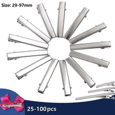 Metal Hair Clips Single Prong Alligator Hairpin Hair Bangs Side Clip DIY  