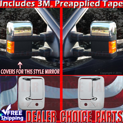 Ford F250 ColorMatched Tow Mirrors 2008-2016 – Kodak Kustumz