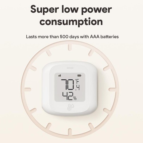 Raumthermometer Hygrometer LCD-Display (Zigbee-Version) DE - Bild 2 von 12