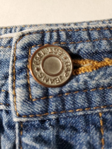 Gap Jeans Jeansrock Damen 10 blau Frontschlitz Reißverschluss Knopfverschluss Baumwolle - Bild 6 von 12