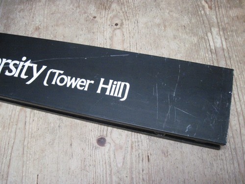 London Metropolitan University Pedestrian Street Sign - Original - Double sided - Picture 3 of 7