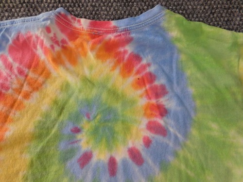 Mickey Mouse Shirt youth medium blue tie-dye disney Y2K retro cartoon 2016 - Picture 12 of 14