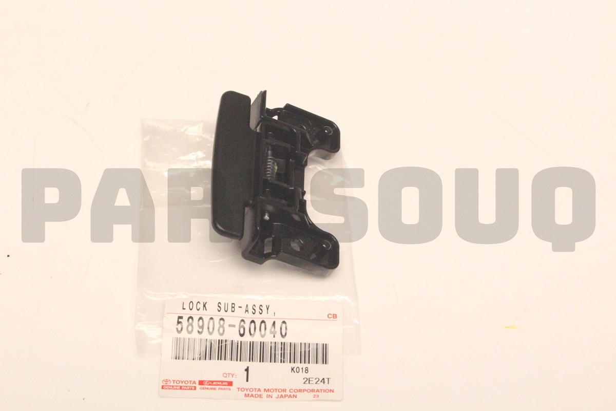 Sendico公式アカウント4専用4点 5890860040 Genuine Toyota LOCK SUB-ASSY, CONSOLE COMPARTMENT
