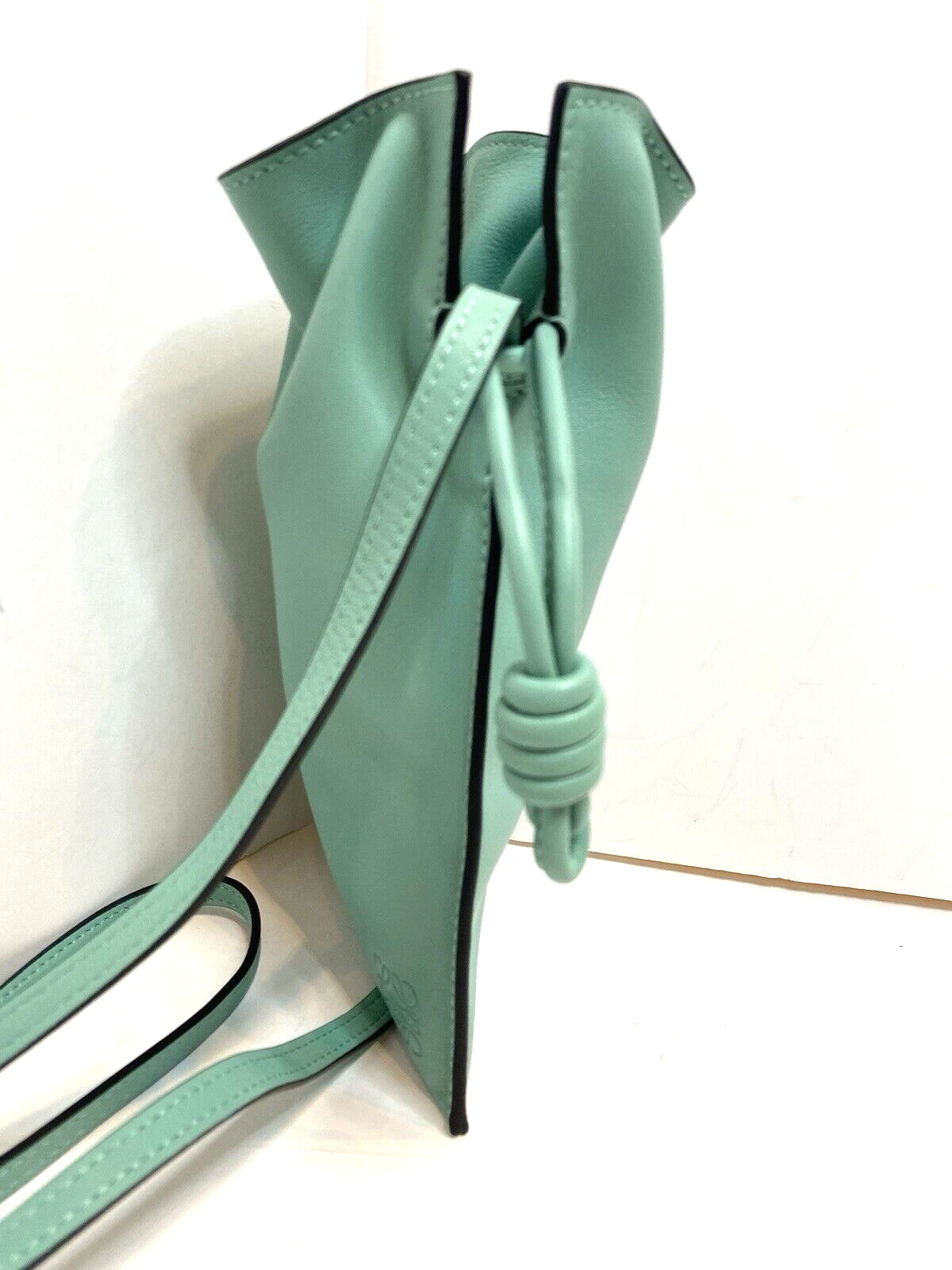 Borsa a tracolla LOEWE Flamenco tasca borsa con coulisse fresca come nuova pelle di vitello