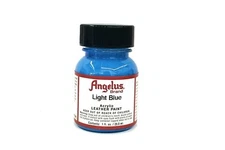 Angelus Acrylic Leather  Paints shoes/purse Color Light Blue - 1 oz