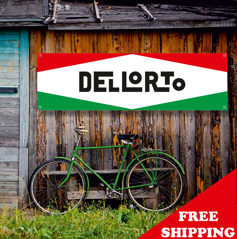 DELLORTO Banner Vinyl or Canvas Advertising Garage Sign Flag Poster MANY SIZES Nowość wyprodukowana w Japonii