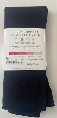 Maternity Belly Support Seamless Footless Tights - Isabel Maternity Size L / XL - Bild 5 von 5