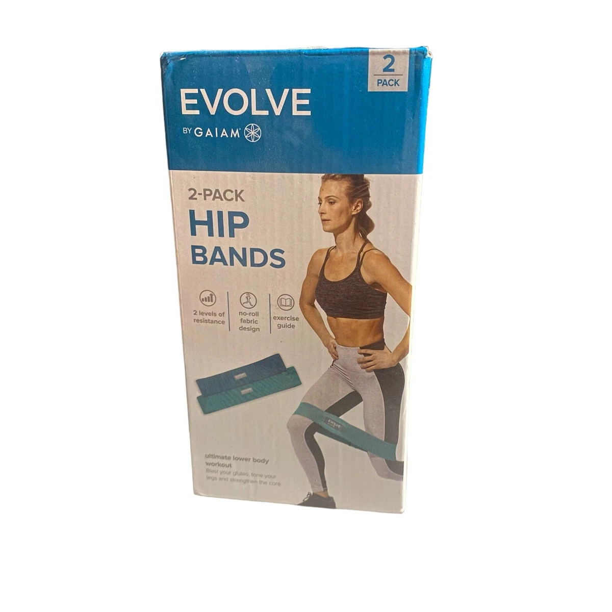 Evolve by Gaiam 2 Pack Hip Bands Ultimate Lower Body Workout eBay