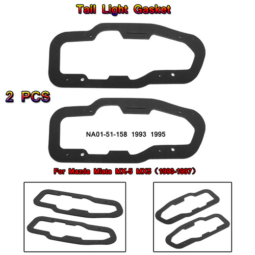 2 Pcs 1990-1997 For Mazda Miata MX-5 MX5 Tail Light Gasket NA01-51-158 1993 1995 - Picture 1 of 4