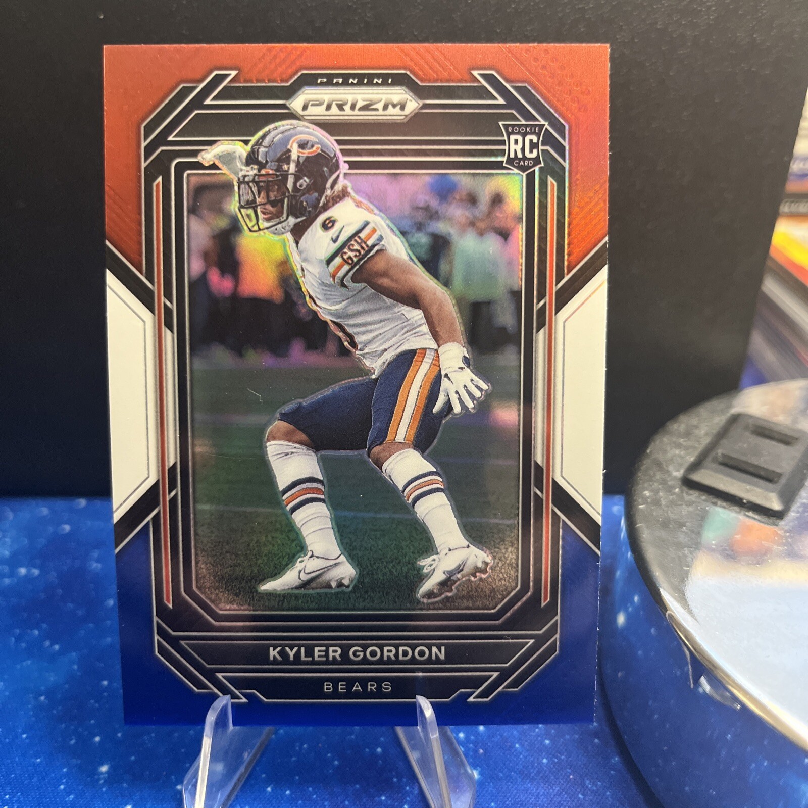 Kyler Gordon RC 2022 Panini Prizm Red White Blue Prizm #385 Chicago Bears