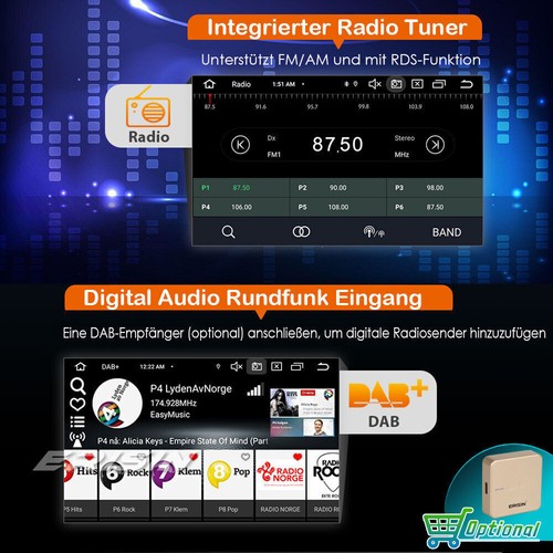 Android 13 8-Kern 64GB Doppel Din Autoradio GPS Navi DAB+ WiFi CarPlay DSP BT5.0 - Bild 12 von 22