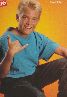 Chad Allen John Mellencamp teen magazine pinup clipping teen idols pix 16 mag