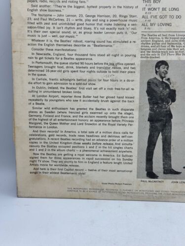 The Beatles Meet the Beatles 1964 Capitol Mono PressT 2047 Hold Your Hand - Picture 10 of 21