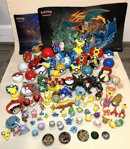Big Pokemon Figures Toys Balls PVC Collectible Mini Figurines Tomy Mixed Lot - Picture 1 of 15