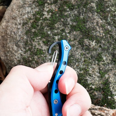 Portable Mini Pocket Knife Keychain Multifunction Folding Knife Stainless Steel