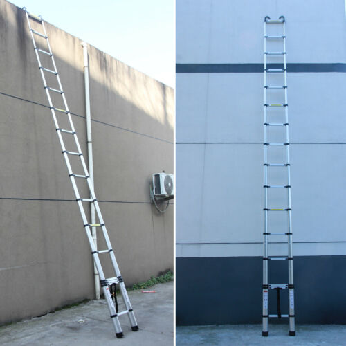 20ft Folding Ladder Multi-Purpose Extension Telescopic Ladder for Home DIY Loft - Picture 3 of 12