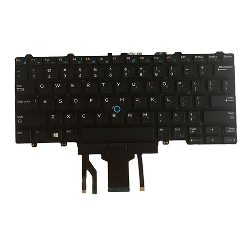Neue Tastatur US Layout Für Dell Latitude E5450 E7250 E7450 E7470 E5470 - Afbeelding 2 van 7