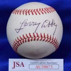 Larry Doby JSA COA Autographed American League Signed Baseball