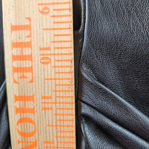 Zara Women's Faux Vegan Leather XS Skinny Pull on Zipper Hem Black Pant Leggings - Picture 6 of 14