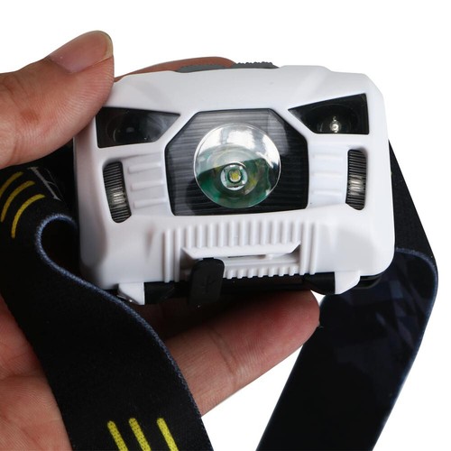 3000Lumen LED IR Sensor Headlamp USB Rechargeable Camping Headlight Head Torch - Picture 4 of 11