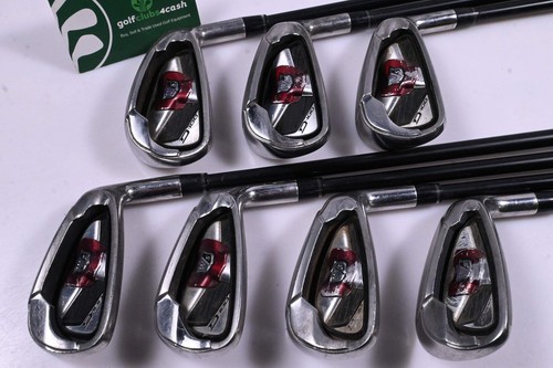 Wilson D100 Irons / 5-PW+SW / Regular Flex Aldila RIP 75 Shafts - Picture 2 of 7