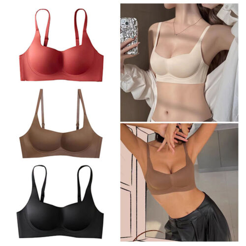 Women's Ladies Push UP Seamless Wireless Bra Sports Bras Comfortable Yoga Bra - Picture 4 of 19