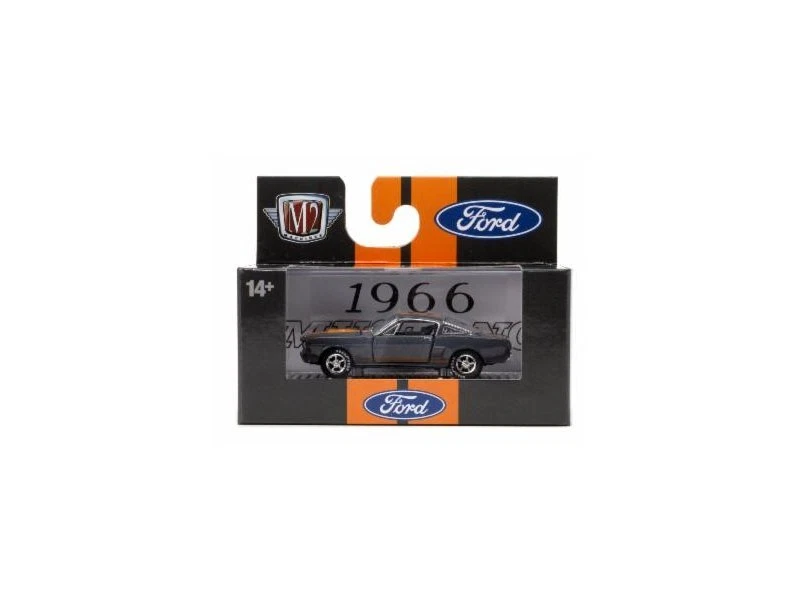 FORD Mustang 2+2 - 1966 - grey / orange - M2 1:64 - Bild 4 von 4
