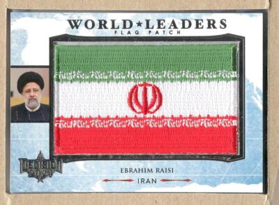 Ebrahim Raisi WL11 2024 Decision 2024 World Leaders Flag Patch - Iran