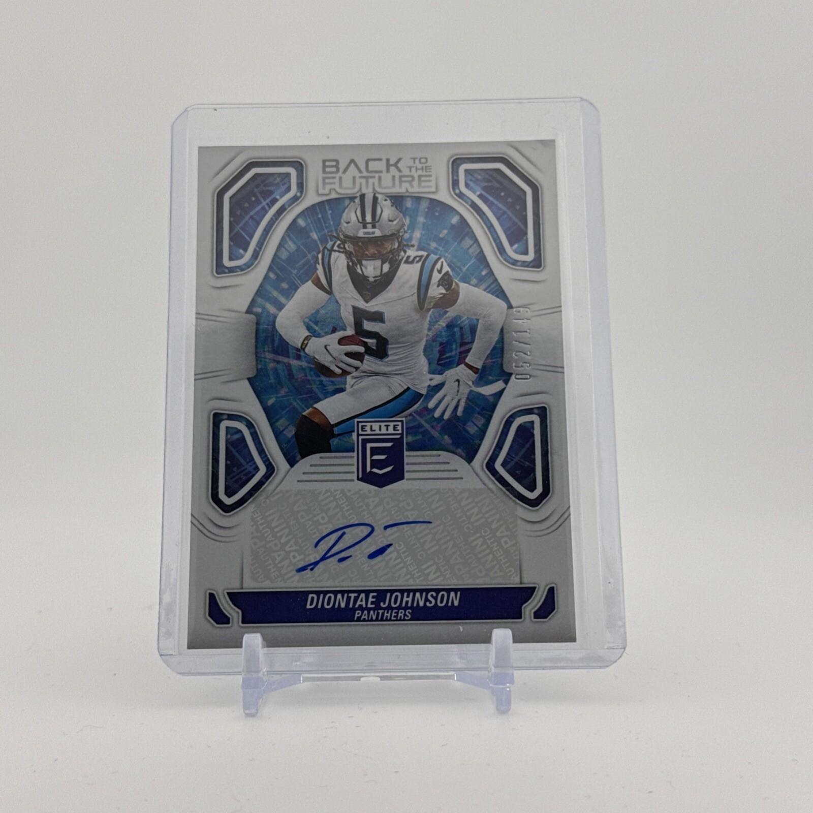 2024 Panini Donruss Elite Back To The Future Diontae Johnson Auto #BTF-DJO /149