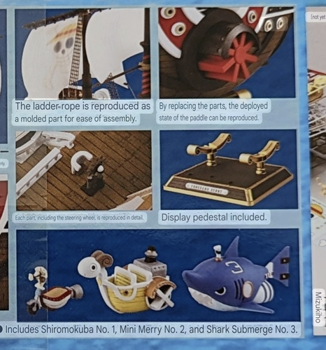 Large One Piece Thousand Sunny Model Kit With Figures - Picture 14 of 18