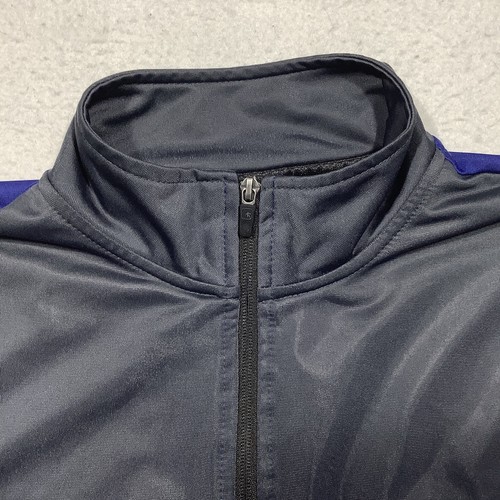 And1 Full Zip Jacke Sweatshirt Herren Large blau schwarz Activewear Track - Bild 2 von 12