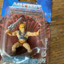 NOS He-Man Cake Topper Mattel Micro Collection Masters Universe Box Damage