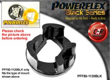 Powerflex Black Lwr Heck Motorlager Einsatz für Vauxhall Corsa D PFF80-1120BLK