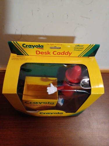 Vintage 1999 Crayola Caddy Original Crayon Supplies Holder RARE NEW UNOPENED - Picture 10 of 10