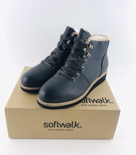 SoftWalk Wilcox Charcoal Size 7.5 W NIB - Picture 2 of 8